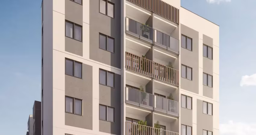 Apartamentos 49m² 2 quartos, varanda, condomínio fechado com área de lazer na cobertura no campinho