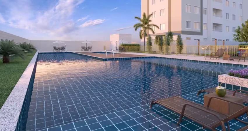 Apartamentos 2 quartos, com ou sem varanda, inclusive garden, condomínio com elevador e área de lazer em nova iguaçu