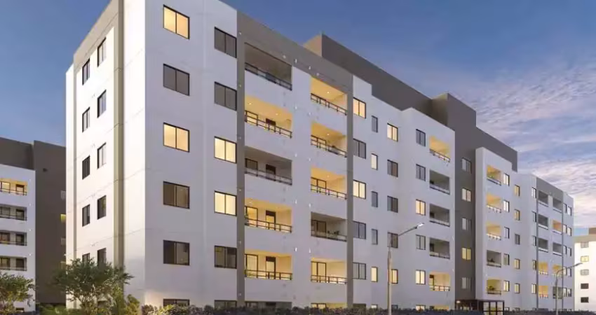 Apartamentos (48m²) 2 quartos, com suíte, varanda, condomínio fechado com área de lazer no pontal oceânico no recreio