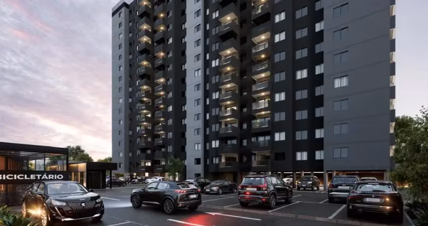 Apartamento 50m² 2 quartos, com varanda, sem vaga, condomínio fechado e área de lazer no jardim primavera