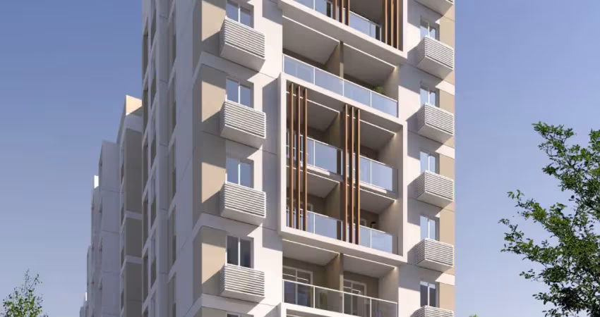 Apartamentos 46m² 2 quartos com varanda, sem vaga, condomínio fechado, área de lazer em madureira