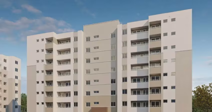 Apartamentos 50m² 2 quartos com varanda, vaga para carro, condomínio fechado e área de lazer completa em são pedro da aldeia