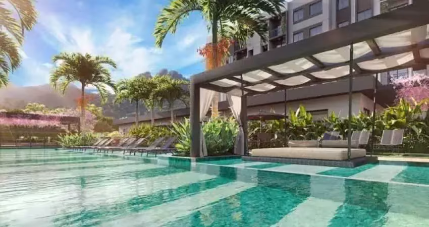 Apartamentos 2 quartos, com varanda, sem vaga, condomínio fechado e área de lazer em jacarepaguá
