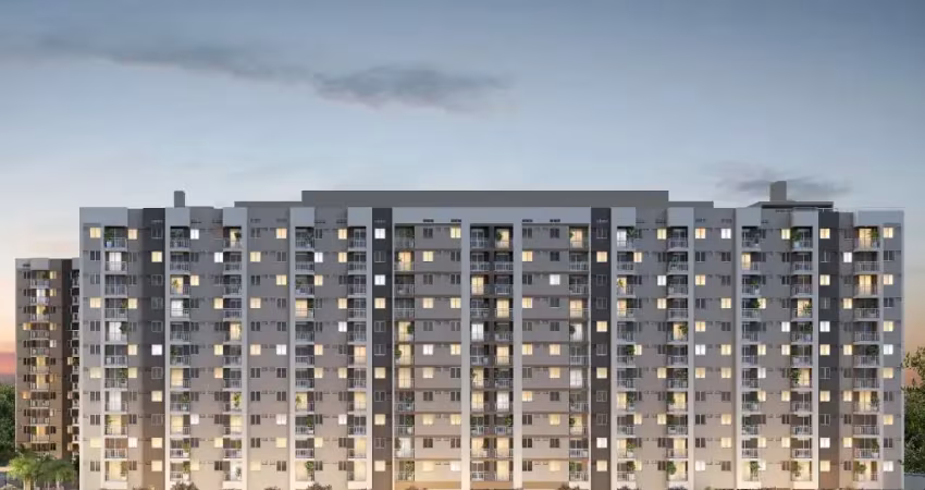 Apartamentos 39m² 2 quartos, varanda, condomínio fechado com área de lazer ao lado do metrô e trem em são cristóvão
