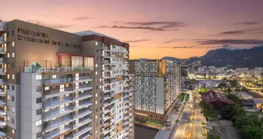 Apartamentos 2 quartos, varanda, condomínio com área de lazer resort, lojas comerciais, no porto maravilha