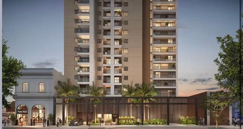 Lançamento de apartamentos 3 quartos com varanda, vista para a báia, 1 suíte, 1 vaga para carro, condomínio fechado e área de lazer no porto maravilha
