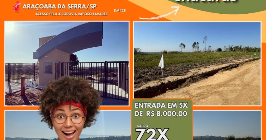 Terrenos de 1000mts em condominio de chacaras