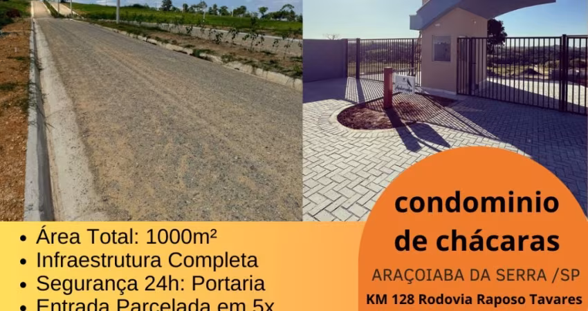 Terrenos de 1000mts em Araçoiaba!!!