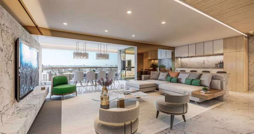 Apartamento pronto na Vila Mariana de 104 M² com 3 dormitórios e lavabo