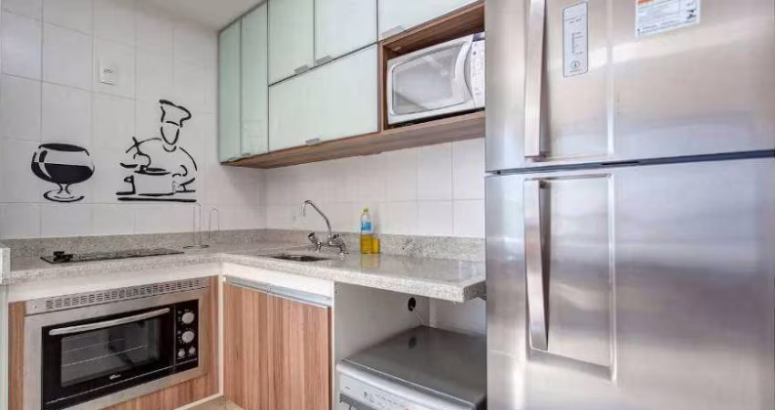 Apartamento pronto no Brooklin de 40 M² com 1 dormitório e 1 vaga.