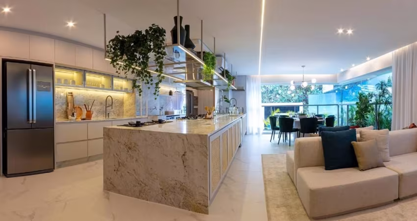 Apartamento pronto de 74 metros quadrados com 3 dormitórios e lavabo, vaga livre e determinada..