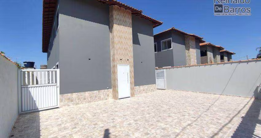 Casa com 2 dormitórios à venda, 58 m² por R$ 210.000,00 - Suarão - Itanhaém/SP