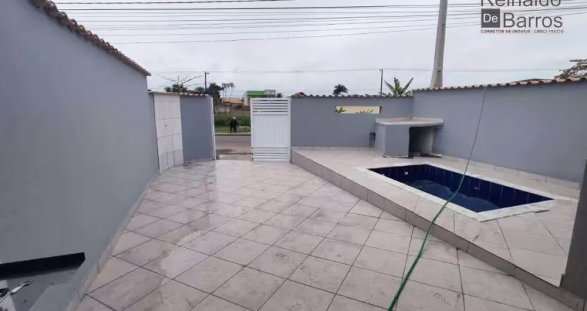 Casa com 2 dormitórios e piscina à venda por r$ 350.000 - tupy - itanhaém/sp