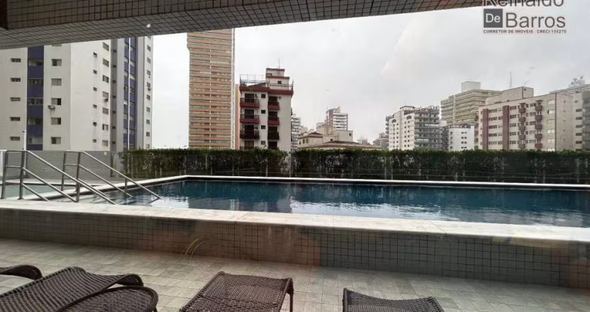 Apartamento na quadra da praia  com 2 dormitórios à venda, 77 m² por R$ 650.000 - Boqueirão - Praia Grande/SP