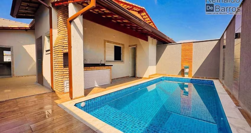 Casa com 3 dormitórios à venda, 105 m² por R$ 549.000,00 - Balneário Gaivota - Itanhaém/SP