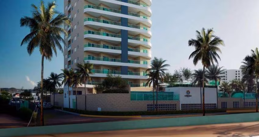 Apartamento Frente Mar com 2 dormitórios à venda, 62 m² por R$ 384.000 - Bairro Satélite em  Itanhaém/SP