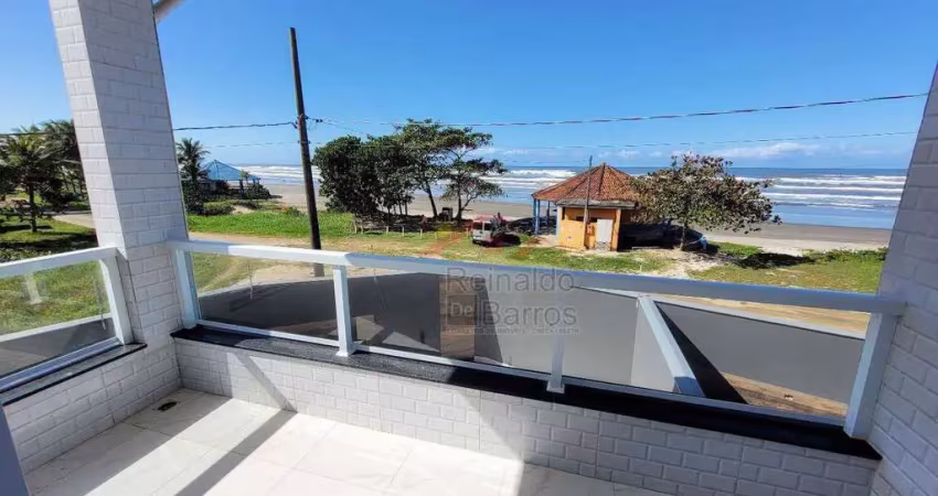 Sobrado frente mar com piscina , churrasqueira em campos elíseos - itanhaém .