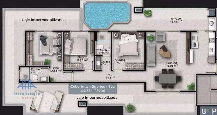 Cobertura à venda, 112 m² por R$ 1.320.000,00 - Carvoeira - Florianópolis/SC