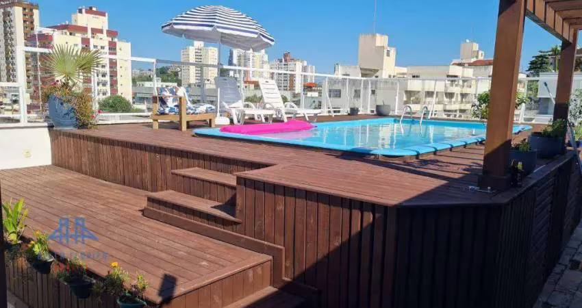 Cobertura à venda, 429 m² por r$ 2.450.000,00 - estreito - florianópolis/sc