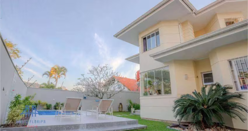 Casa com 4 dormitórios à venda, 350 m² por r$ 3.100.000 - santa mônica - florianópolis/sc