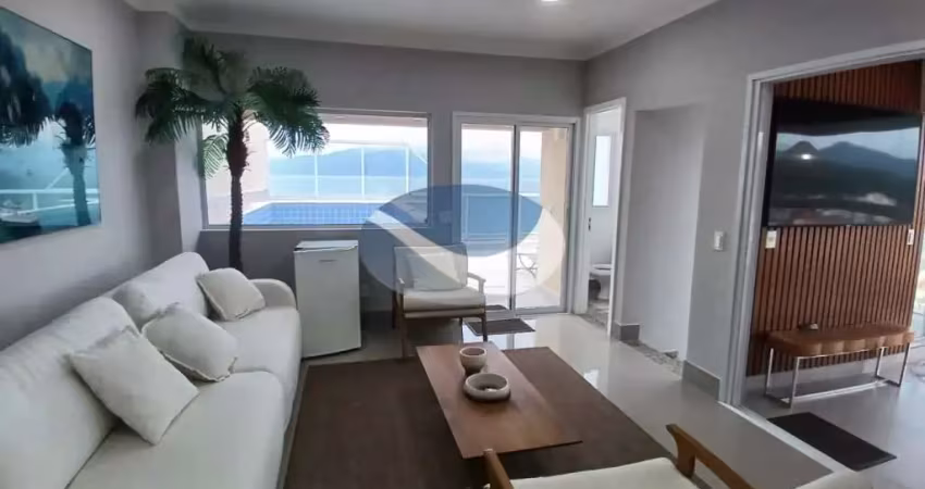 Cobertura duplex com piscina, martim de sá, caraguatatuba, sp - co474