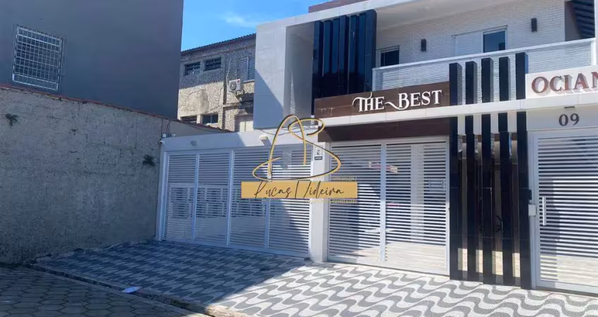 Repasse financiamento - sobrado 02 dormitórios no centro da ocian - 500 metros do mar