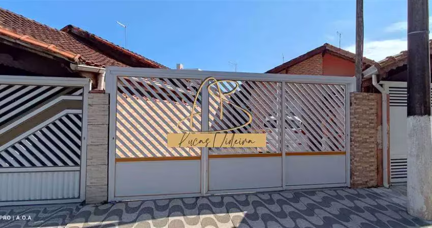Casa geminada 02 dormitórios, há 50 mts do mar - bairro jd. real