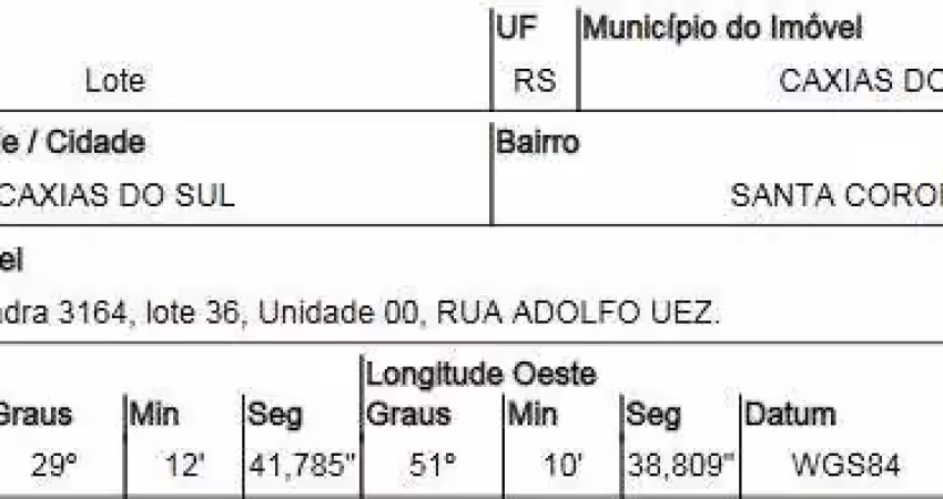 Oportunidade única em caxias do sul - rs | tipo: terreno | negociação: venda direta online  | situação: imóvel