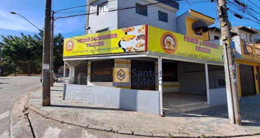 Salão, 200 m² - venda por r$ 515.000,00 ou aluguel por r$ 3.804,00/mês - parque marajoara - santo andré/sp