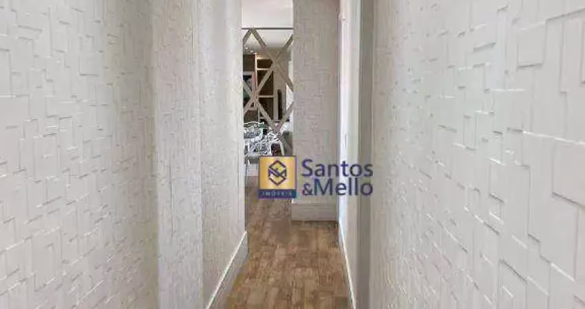 Apartamento com 3 dormitórios para alugar, 128 m² por r$ 6.500,00/mês - centro - santo andré/sp