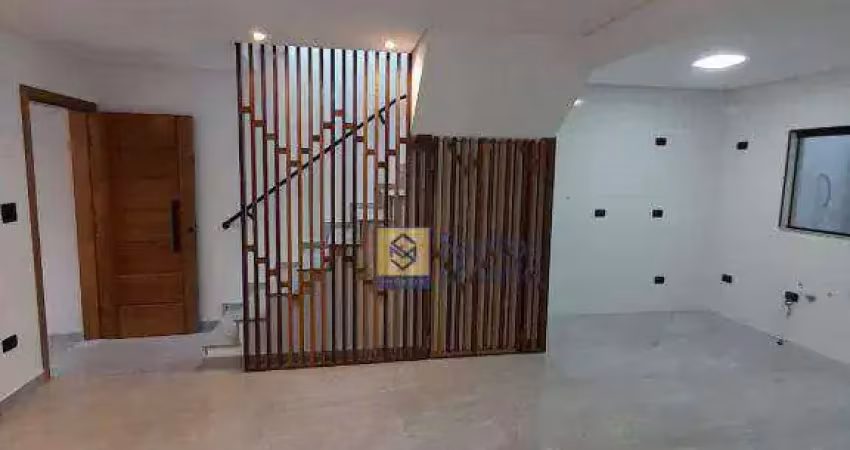 Sobrado com 3 dormitórios à venda, 108 m² por r$ 670.000,00 - jardim das maravilhas - santo andré/sp