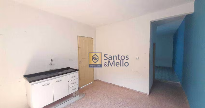 Casa com 1 dormitório para alugar, 50 m² por R$ 950,00/mês - Parque Capuava - Santo André/SP