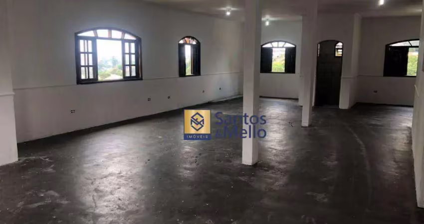 Salão para alugar, 100 m² por r$ 1.800,00/mês - parque capuava - santo andré/sp