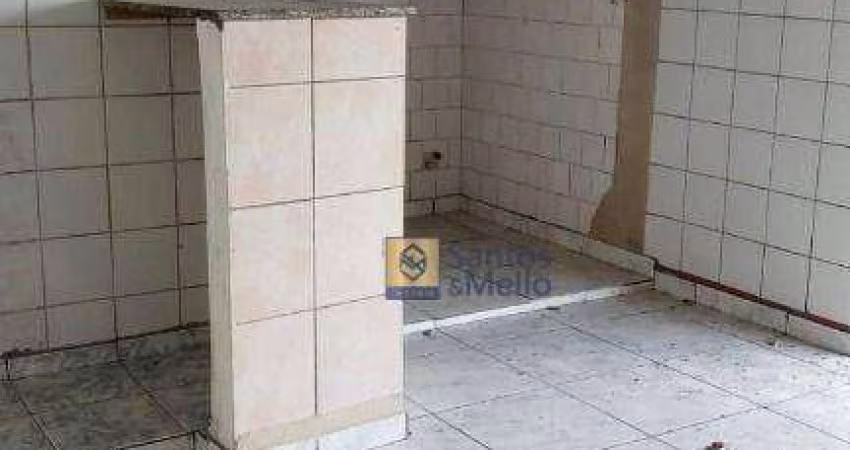 Salão para alugar, 17 m² por r$ 1.495,00/mês - parque das nações - santo andré/sp