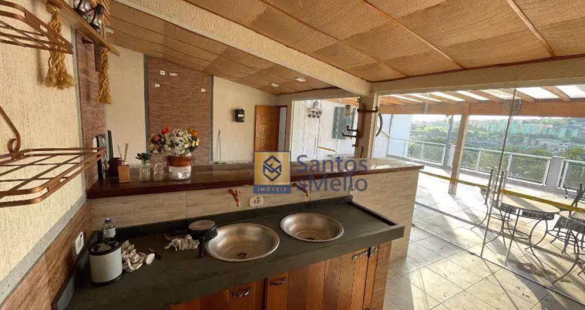 Salão, 110 m² - venda por r$ 850.000,00 ou aluguel por r$ 5.000,01/mês - parque novo oratório - santo andré/sp