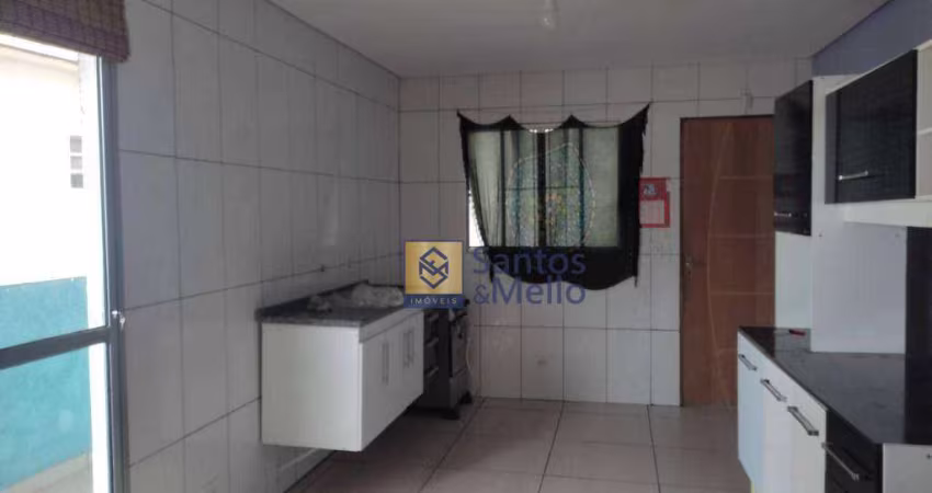 Casa com 2 dormitórios para alugar, 96 m² por R$ 1.500,00/mês - Parque João Ramalho - Santo André/SP