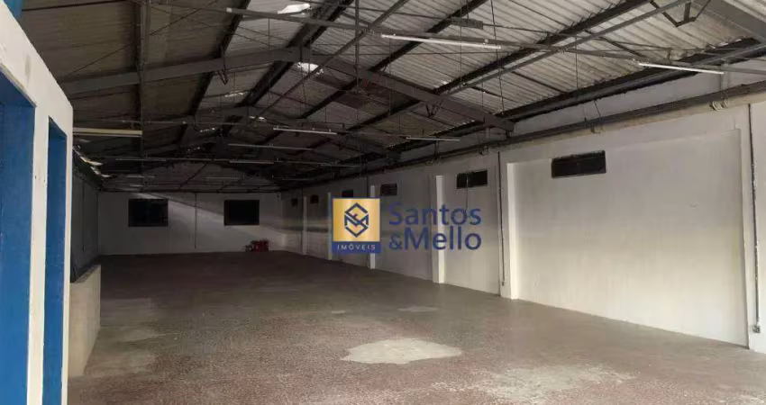 Galpão para alugar, 350 m² por r$ 5.800,13/mês - parque das nações - santo andré/sp