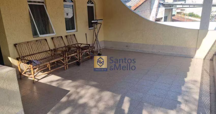 Sobrado com 2 dormitórios para alugar, 100 m² por r$ 3.100,00/mês - jardim stella - santo andré/sp
