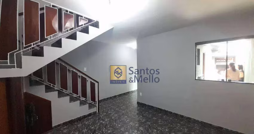 Sobrado com 3 dormitórios para alugar, 90 m² por r$ 2.050,00/mês - parque novo oratório - santo andré/sp