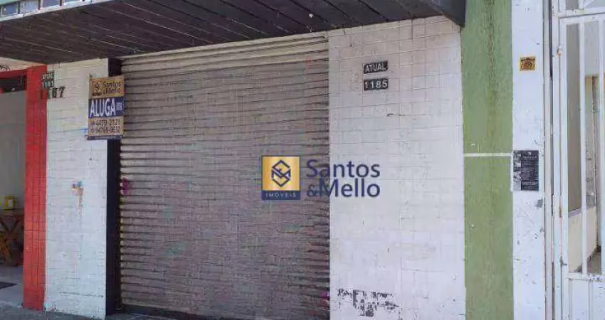 Salão para alugar, 35 m² por r$ 3.156,00/mês - vila alto de santo andré - santo andré/sp