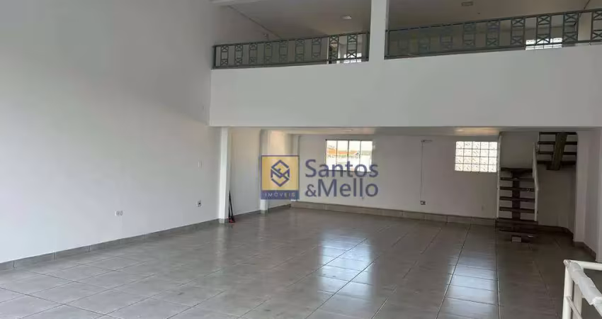 Salão, 125 m² - venda por r$ 650.000,00 ou aluguel por r$ 6.000,00/mês - parque das nações - santo andré/sp