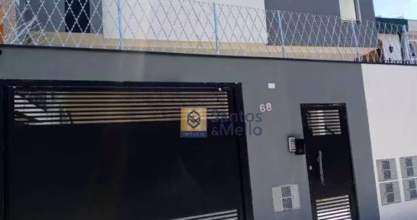 Kitnet com 1 dormitório para alugar, 21 m² por r$ 2.050,00/mês - bangu - santo andré/sp