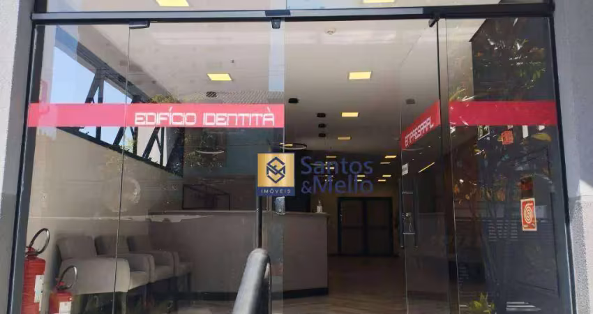 Sala para alugar, 35 m² por r$ 2.813,00/mês - jardim - santo andré/sp