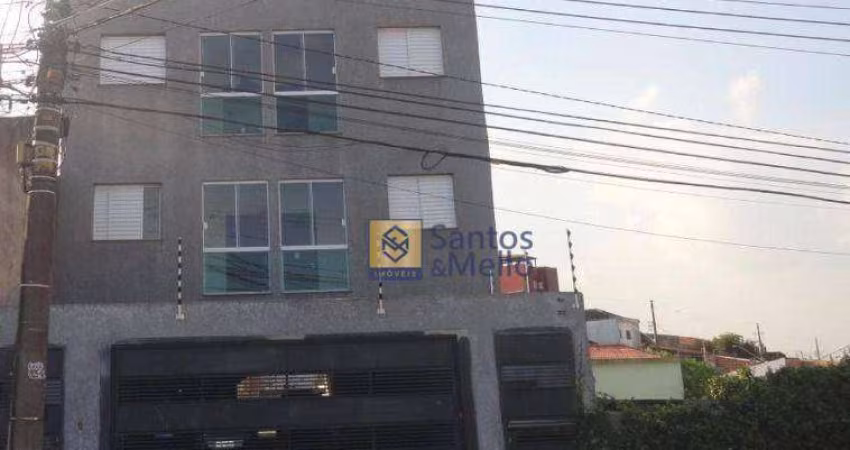Apartamento com 2 dormitórios para alugar, 45 m² por R$ 1.720,00/mês - Vila Guarani - Santo André/SP