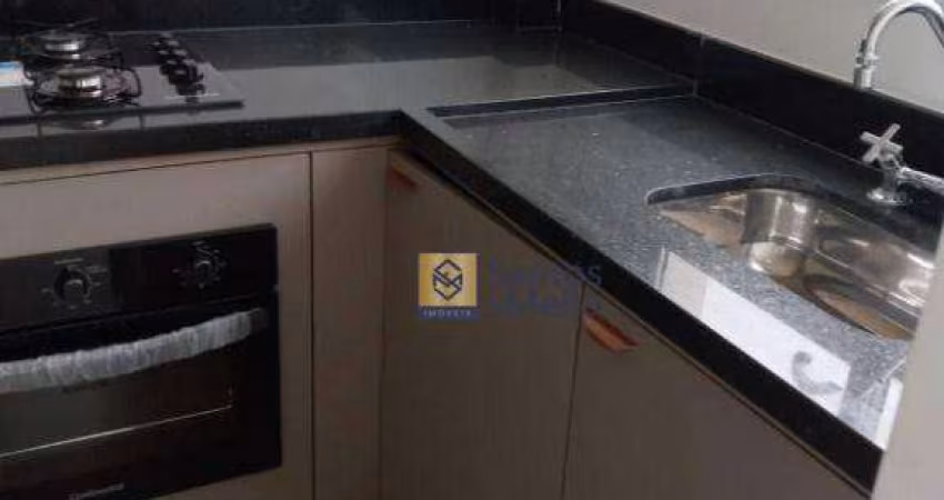 Apartamento com 1 dormitório para alugar, 63 m² por R$ 3.456,14/mês - Parque das Nações - Santo André/SP
