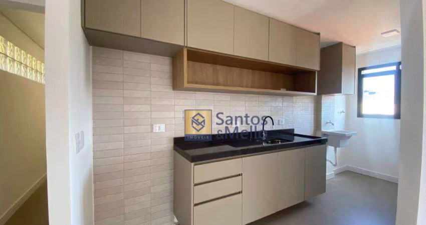 Apartamento com 2 dormitórios para alugar, 65 m² por R$ 3.410,00/mês - Campestre - Santo André/SP