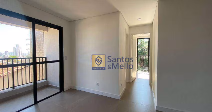 Apartamento com 2 dormitórios para alugar, 65 m² por R$ 3.450,00/mês - Campestre - Santo André/SP