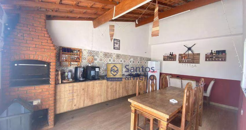 Cobertura com 2 dormitórios para alugar, 152 m² por R$ 4.440,00/mês - Parque das Nações - Santo André/SP