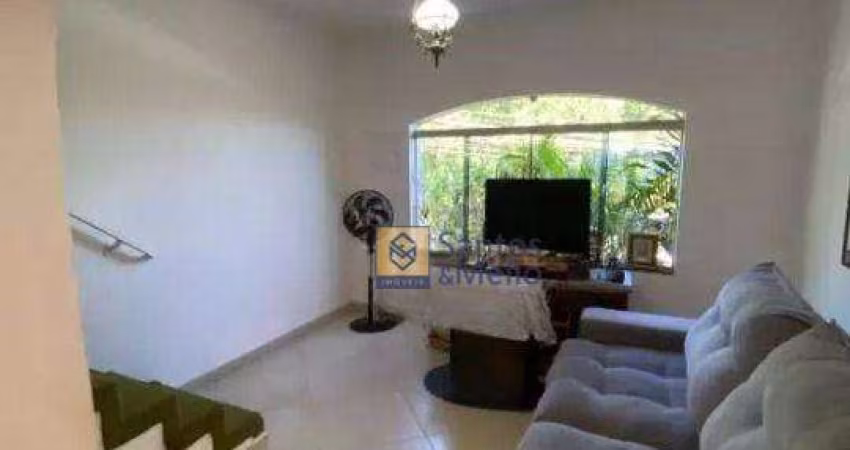 Sobrado com 2 dormitórios para alugar, 162 m² por R$ 2.850,00/mês - Parque Novo Oratório - Santo André/SP