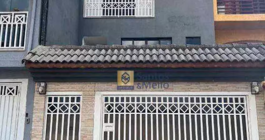 Sobrado com 3 dormitórios à venda, 134 m² por r$ 640.000,00 - jardim rina - santo andré/sp